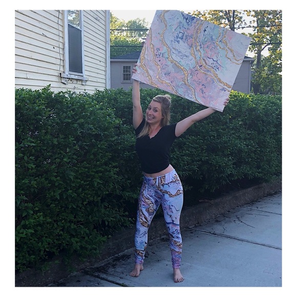 Original art made into leggings! - Picture 4 of 8